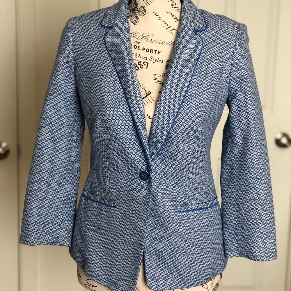 Women’s The Limited blue/white blazer size XS